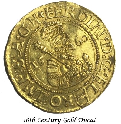 16th century gold ducat